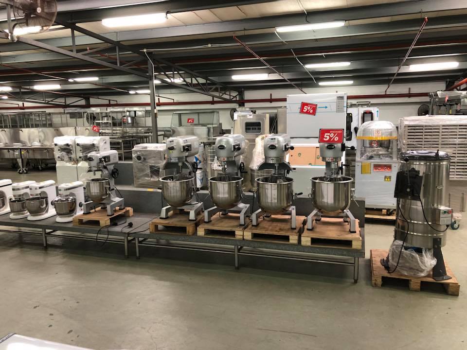 Showroom máy trộn bột berjaya