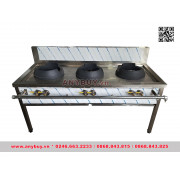 Bếp á công nghiệp 3 họng khè
