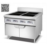 Bếp âu YS-4T dùng điện công suất 3.5KWx4 có tủ để đồ