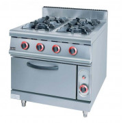 Bếp âu 4 họng kèm lò nướng dùng gas YS-RQ-4