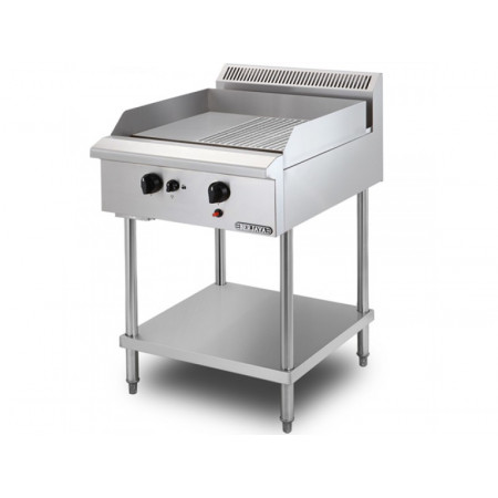 Bếp chiên rán phẳng nửa vân dùng gas GG2BHRFS-17 Bếp chiên rán phẳng nửa vân dùng gas GG2BHRFS-17