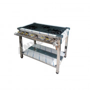 Bếp giàn gas công nghiệp 2 to 1 nhỏ BG-03N