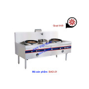 Bếp á 2 họng đất 1 bầu nước 1.5m