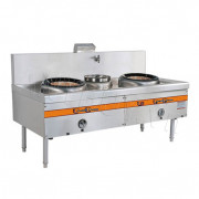 Bếp á 2 họng đất 1 bầu nước 1.8m