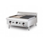 Bếp nướng than nhân tạo 3 họng gas Berjaya CRB3B-17