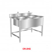 Chậu Rửa Công Nghiệp 2 Hố CR-2HG