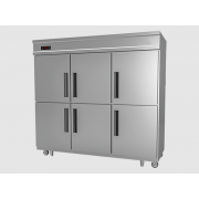 Tủ đông inox 6 cánh DD1750-6I