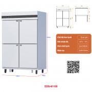 Tủ đông đứng 4 cánh DDQ-4I1100