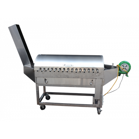 Máy nướng chả inox 15 xiên và quạt thổi LCH-15N1M