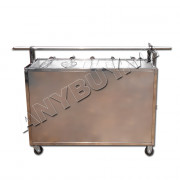 Máy quay lợn mán lợn sữa inox 1.2m LV-5N1Mv2 Máy quay lợn mán lợn sữa inox 1.2m LV-5N1Mv2