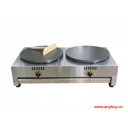 Máy làm bánh Crepe đôi dùng gas model JE-2.R