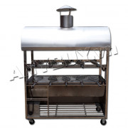 Lò nướng cá bằng than hoa 2 tầng 10 vỉ LCA-10N1M