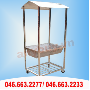 Lò inox nướng thịt tảng nhà hàng