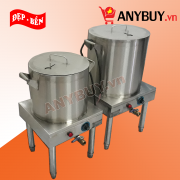 Nồi nấu phở inox 304 dung tích 20 40 lít Nồi nấu phở inox 304 dung tích 20 40 lít