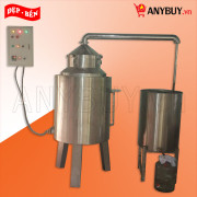 Nồi nấu rượu dùng điện 40kg/mẻ Nồi nấu rượu dùng điện 40kg/mẻ