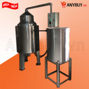 Nồi nấu rượu dùng điện 50kg/mẻ Nồi nấu rượu dùng điện 50kg/mẻ