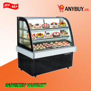 Tủ mát trưng bày bánh kính cong Berjaya dài 120cm