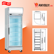  Tủ mát trưng bày 1 cánh kính 1D/DC-S