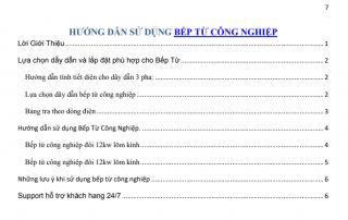 Hướng Dẫn Sử Dụng Bếp Từ Công Nghiệp