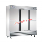 Tủ đông Inox 6 cửa Alaska F6F