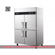 Tủ mát  TURBO AIR 4 cánh inox nhập khẩu Hàn Quốc